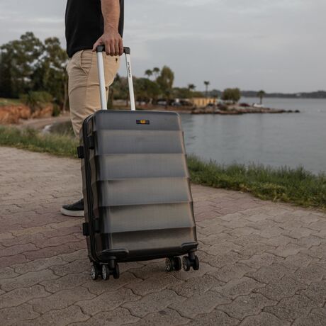 Βαλίτσα trolley case Caterpillar CAT Carbon V3 καμπίνας 84495-01/60cm