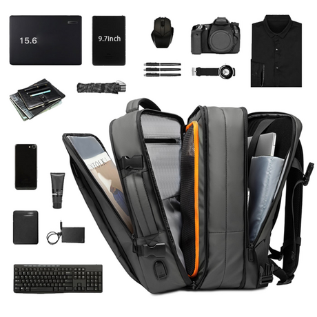 Σακίδιο πλάτης 49L Laptop 17,3” Bange 1908 plus γκρί