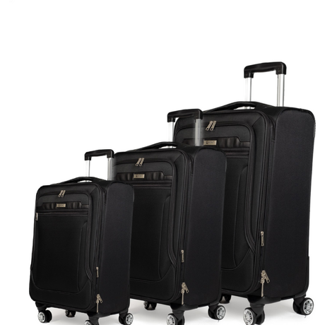 Βαλίτσες trolley (σετ 3 τεμαχίων) Cardinal 3300 μαύρη