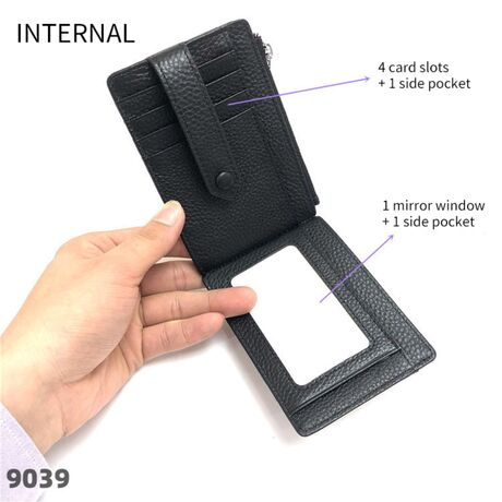 Δερμάτινη πορτοφόλι  Cardinal 9039 black