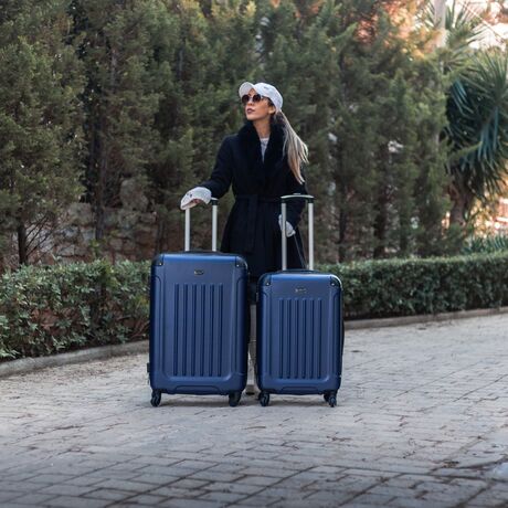 Βαλίτσα trolley Cardinal μεσαία/μεγάλη 2013/60/70 cm σκούρο μπλέ