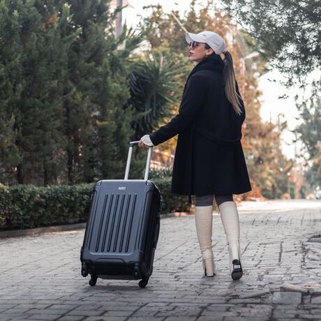 Βαλίτσα trolley Cardinal μεσαία 2013/60cm μαύρη