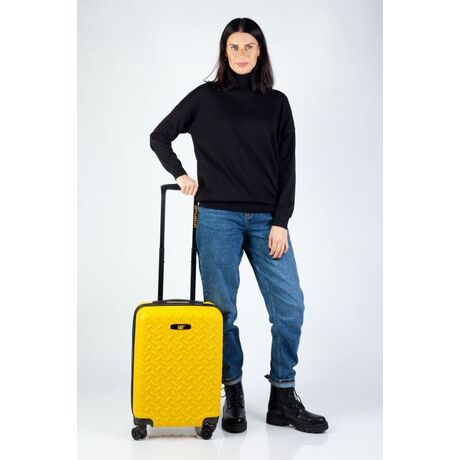 Βαλίτσα trolley (σετ 3 τεμαχίων) Caterpillar 83688-217 κίτρινο