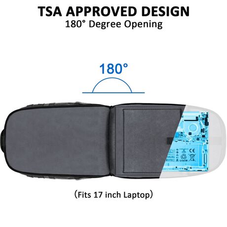 Σακίδιο πλάτης Military 32L  17,3” Matein 6056 μαύρο