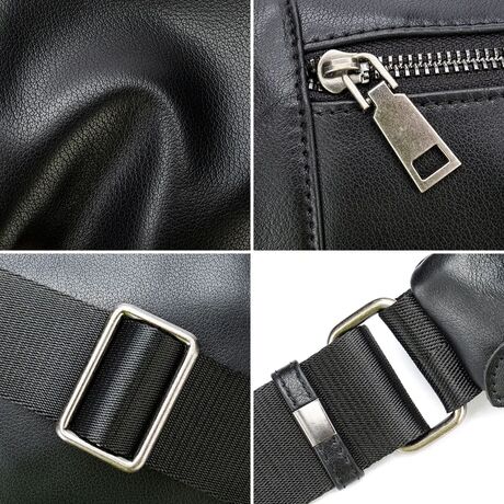 Δερμάτινο τσαντάκι μέσης Cardinal 9233 black