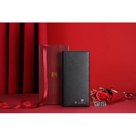 Δερμάτινο πορτοφόλι Bull Captain QB0901μαύρο