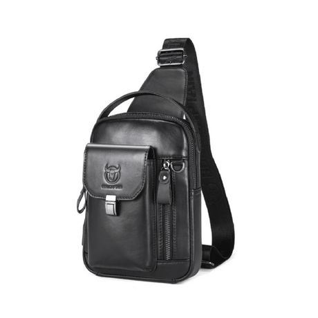 Δερμάτινο τσαντάκι body Bull Captain XB555 μαύρο