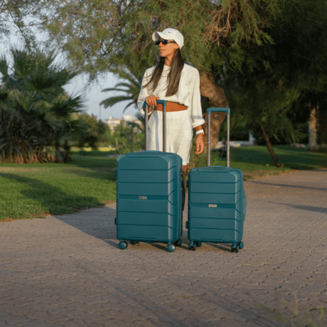 Βαλίτσα trolley Επεκτάσιμη Elusive Cardinal (PP) μικρή μεσαία 2016 50/60 cm πετρόλ