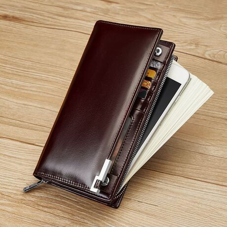 Δερμάτινο Ανδρικό πορτοφόλι William Polo 221616 brown