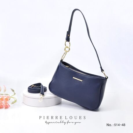 Γυναικεία Τσάντα Χιαστί Pierre Loues 514-48 μπλέ