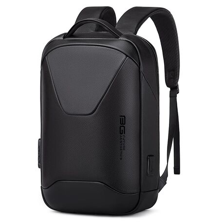 Δερμάτινο Σακίδιο πλάτης 21L Laptop 15,6” Bange 6621 μαύρο
