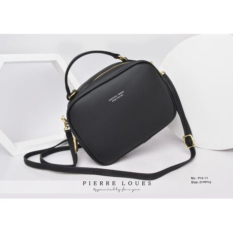 Γυναικεία Τσάντα Χιαστί/Χειρός Pierre Loues 914-11 μαύρο