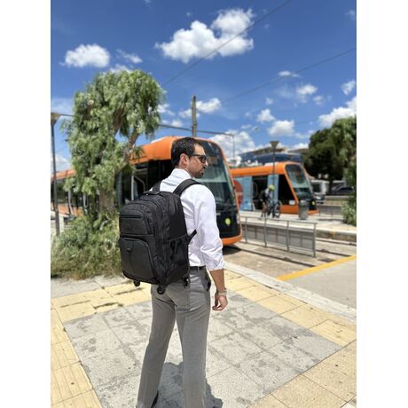 Σακίδιο πλάτης Τροχήλατο  45L Laptop 17” Matein 1212 μαύρο