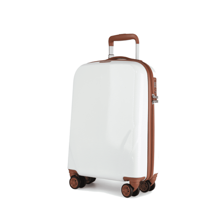 Βαλίτσα μεσαία 20 κιλών Newcom PC N1488/60 white