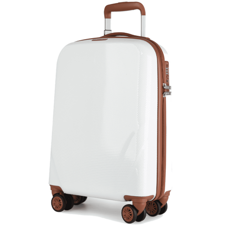 Βαλίτσα μεγάλη με ρόδες Newcom PC N1488/70 white