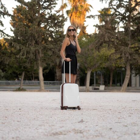 Βαλίτσα καμπίνας Newcom PC N1488/50 white