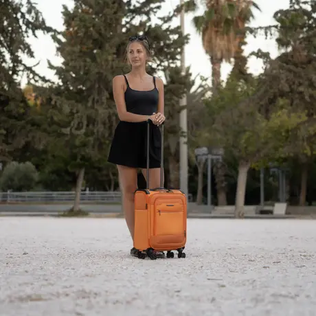 Βαλίτσα Υφασμάτινη καμπίνας Newcom N1510/50 orange