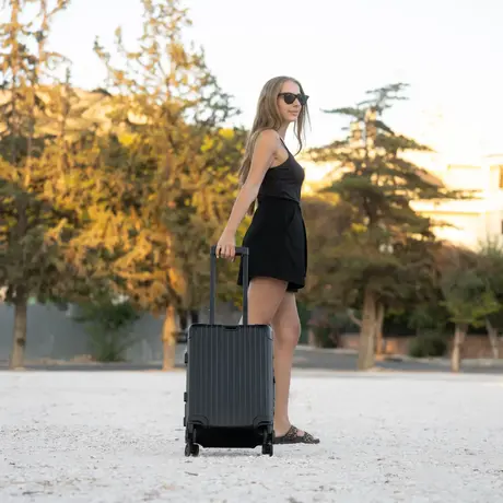 Βαλίτσα καμπίνας Αλουμινίου Newcom N1526/50 Μαύρο