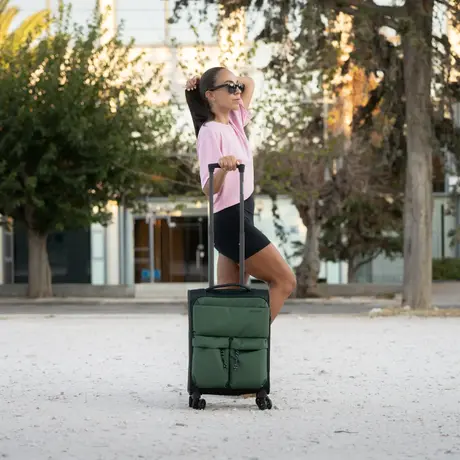 Βαλίτσα Υφασμάτινη καμπίνας Newcom N1615/50 green