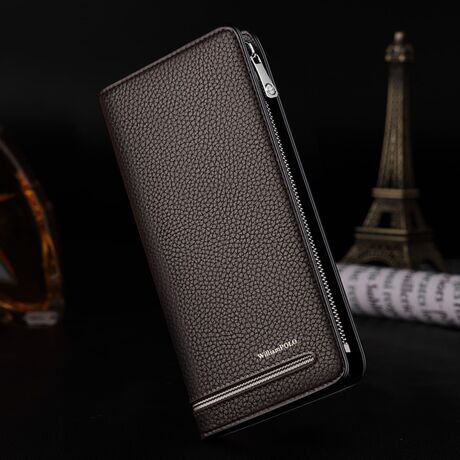 Δερμάτινο Ανδρικό πορτοφόλι William Polo 195191 brown