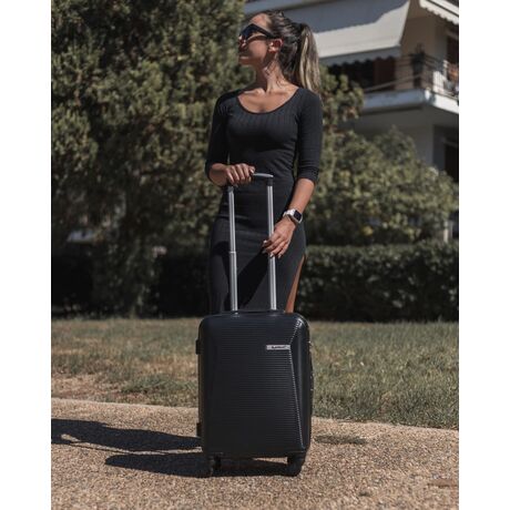 Βαλίτσα trolley Cardinal καμπίνας 2009/50cm μαύρη