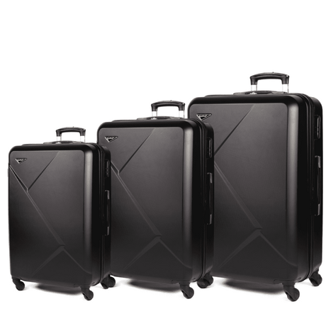 Βαλίτσες trolley (σέτ 3 τεμαχίων) Cardinal 2011 μαύρη