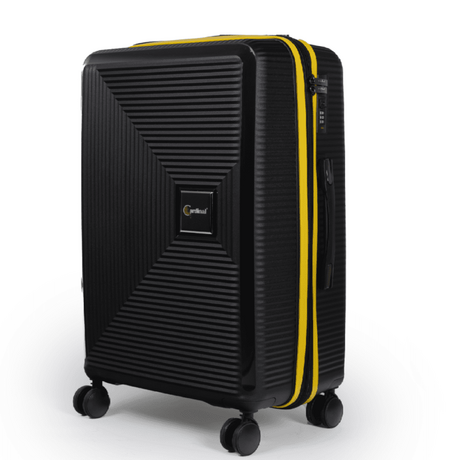 Βαλίτσα Ταξιδιού Επεκτάσιμη Anniversary Cardinal (PP) μεγάλη 2015/70 μαύρο/κίτρινο