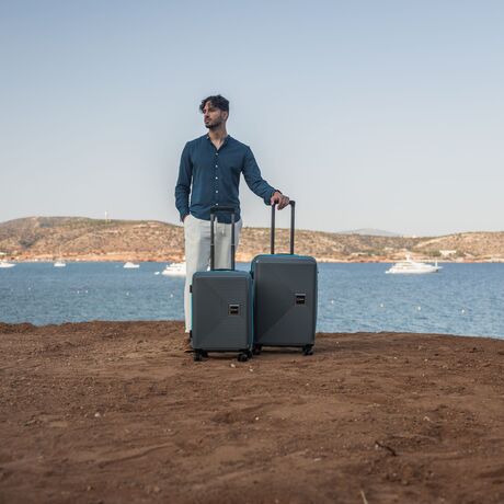 Βαλίτσα trolley Επεκτάσιμη Anniversary Cardinal (PP) μικρή μεσαία 2015 50/60 cm γκρί