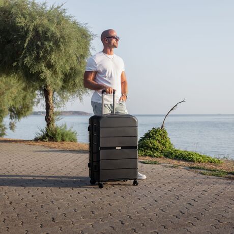 Βαλίτσα trolley Επεκτάσιμη Elusive Cardinal (PP) μεσαία 2016/70cm μαύρο