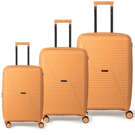 Βαλίτσες Σκληρές σετ 3 τεμαχίων Cardinal (PP) 2021 Πορτοκαλί