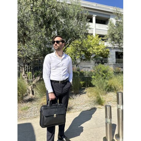 Δερμάτινος χαρτοφύλακας Cardinal 315 μαύρο