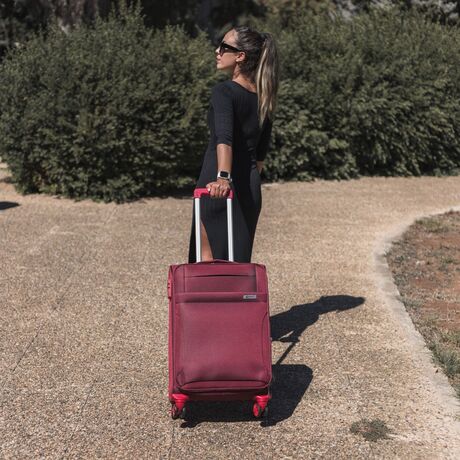 Βαλίτσα trolley Cardinal μεσαία μεγάλη 3400 60/70cm μπορντό