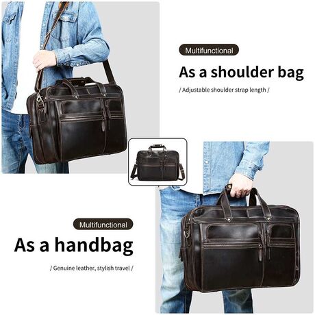 Δερμάτινος χαρτοφύλακας Cardinal 5088 coffee