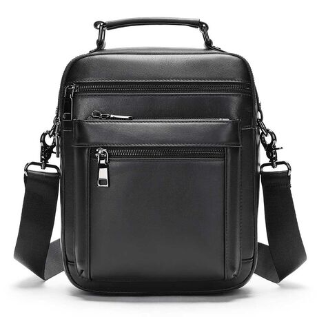 Ανδρική Δερματίνη Τσάντα Ώμου Cardinal 6156 μαύρο