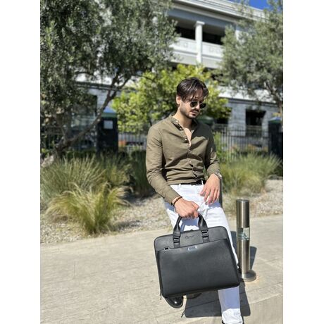 Δερμάτινος χαρτοφύλακας Cardinal 7355 μαύρο