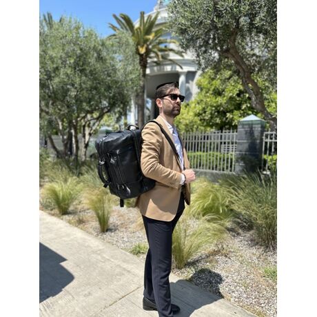 Δερμάτινο σακίδιο πλάτης/Σακ βουαγιάζ Cardinal 32 L 7510 black