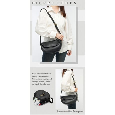 Τσάντα Γυναικεία Χιαστί Χιαστί Pierre Loues PL868-67 μαύρο