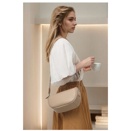 Γυναικεία Τσάντα Ώμου Pierre Loues PL959-17 μπεζ