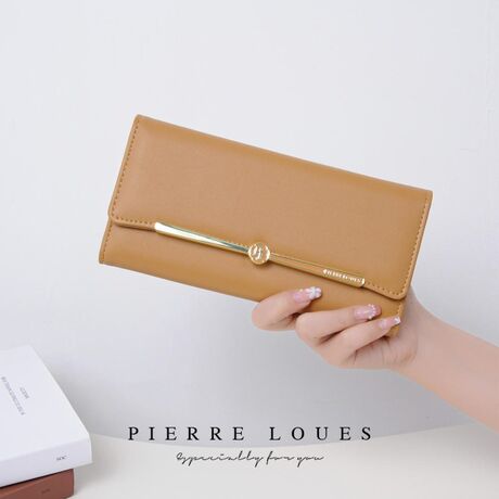 Πορτοφόλι Γυναικείο Μεγάλο Pierre Loues PL986-63 καφέ
