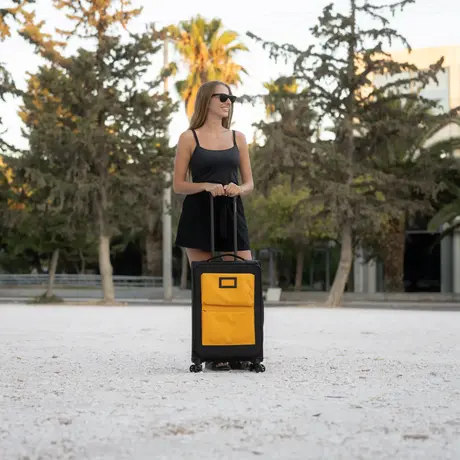 Βαλίτσα Υφασμάτινη μεσαία 20 κιλών Newcom N1618/60 yellow