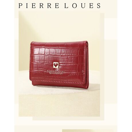 Μικρό Πορτοφόλι Γυναικείο Pierre Loues B13-49 μπορντό