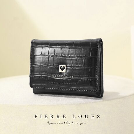 Μικρό Πορτοφόλι Γυναικείο Pierre Loues B13-49 μαύρο