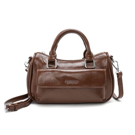 Γυναικεία Τσάντα Χειρός & Χιαστί Pierre Loues PL615-50 καφέ