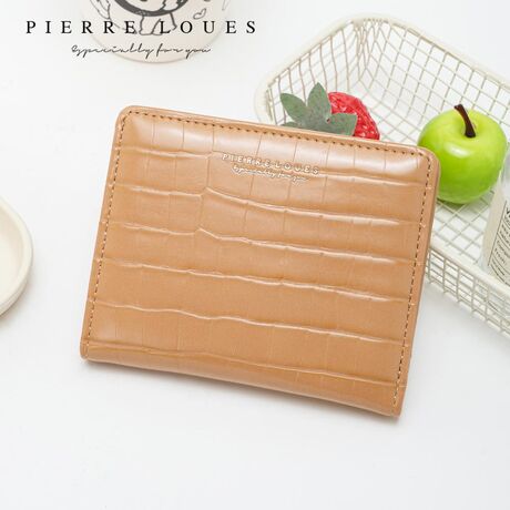 Μικρό Πορτοφόλι Γυναικείο Pierre Loues PL822-17A καφέ
