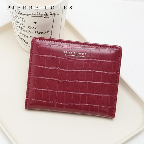 Μικρό Πορτοφόλι Γυναικείο Pierre Loues PL822-17A μπορντό