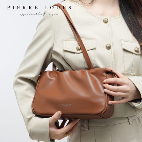 Τσάντα Ώμου Pierre Loues PL915-12 καφέ