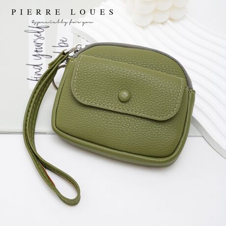 Mini Πορτοφόλι Χειρός Pierre Loues PL967-16-A01 πράσινο