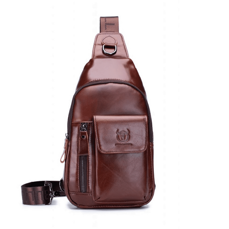 Δερμάτινο τσαντάκι body Bull Captain XB 121 καφέ