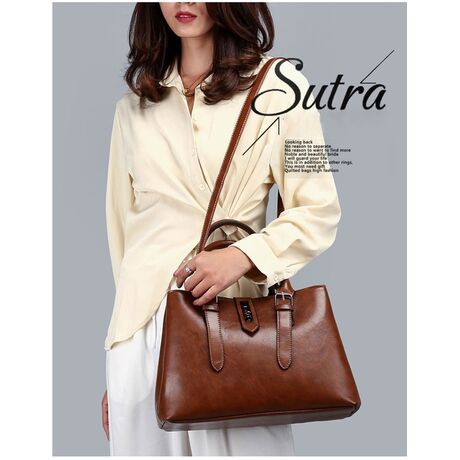 Γυναικείο σετ τσάντας χιαστί/ώμου/Χειρός Cardinal zm588 brown