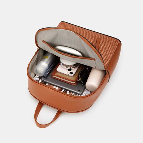 Γυναικείο σετ Σακίδιο πλάτης/τσάντα χειρός/πορτοφόλι Cardinal zm998 coffee